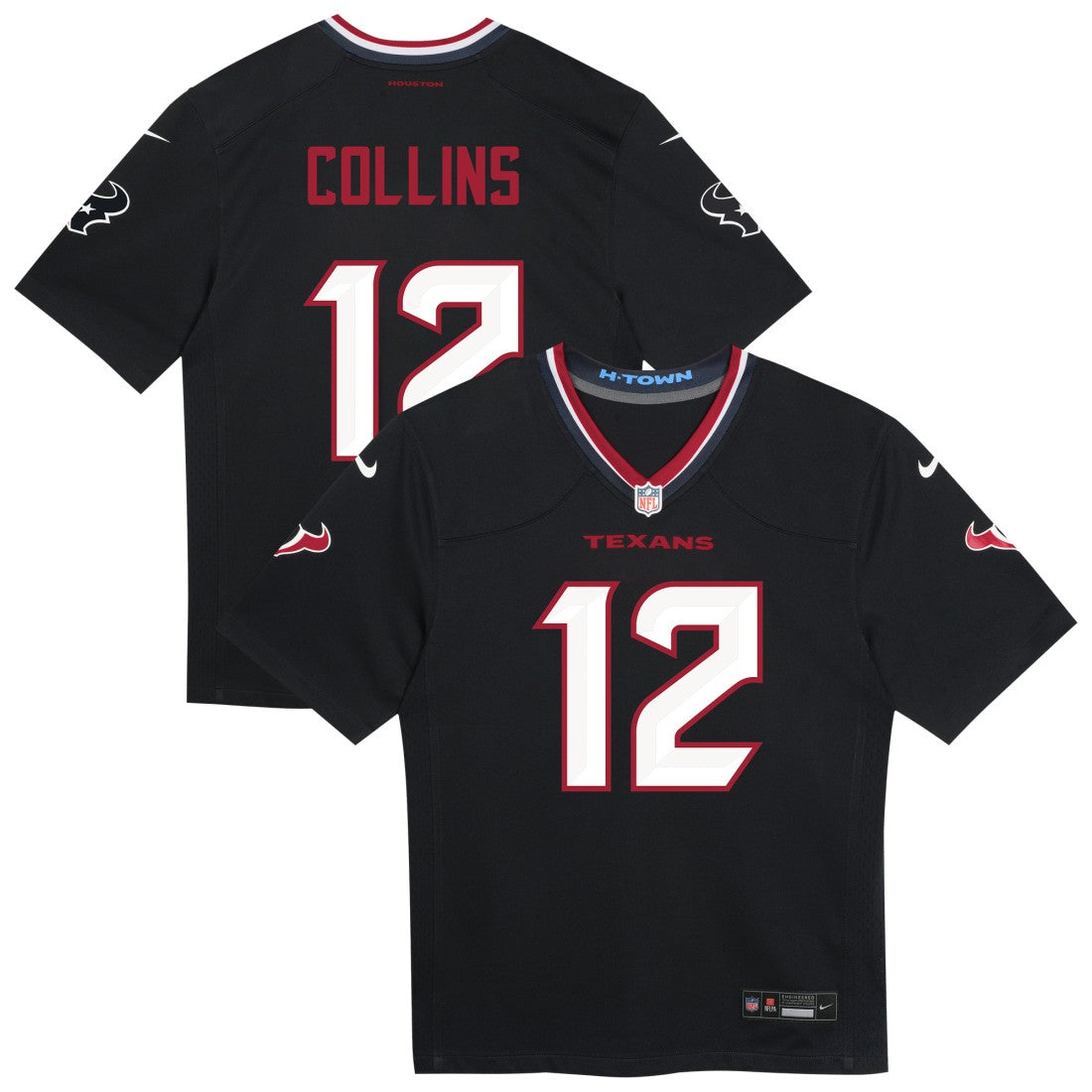 Nico Collins Houston Texans Preschool Team Player Game Jersey - Navy - Nike