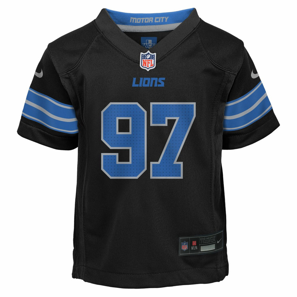 Aidan Hutchinson Detroit Lions Preschool Alternate Player Game Jersey - Black - Nike