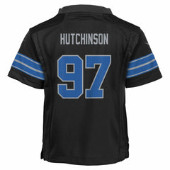 Aidan Hutchinson Detroit Lions Preschool Alternate Player Game Jersey - Black - Nike