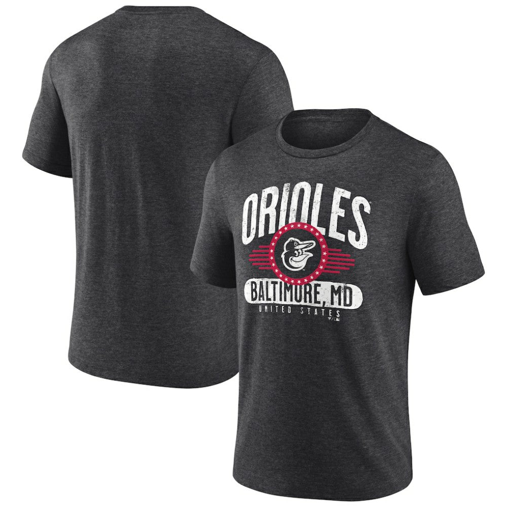 Baltimore Orioles Badge of Honor Tri-Blend T-Shirt Outlet
