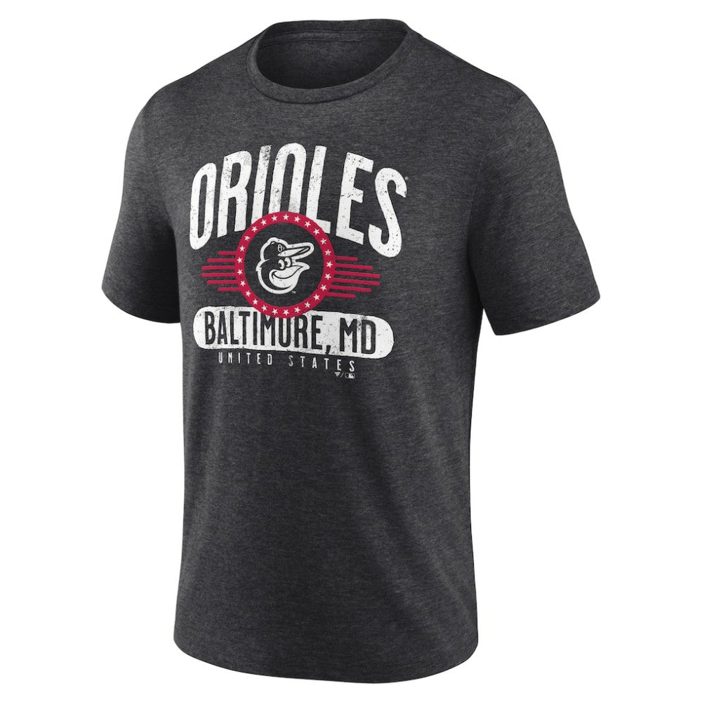Baltimore Orioles Badge of Honor Tri-Blend T-Shirt Outlet