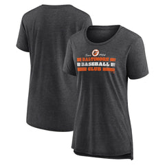 Baltimore Orioles Women's Power Swing Tri-Blend T-Shirt Sale