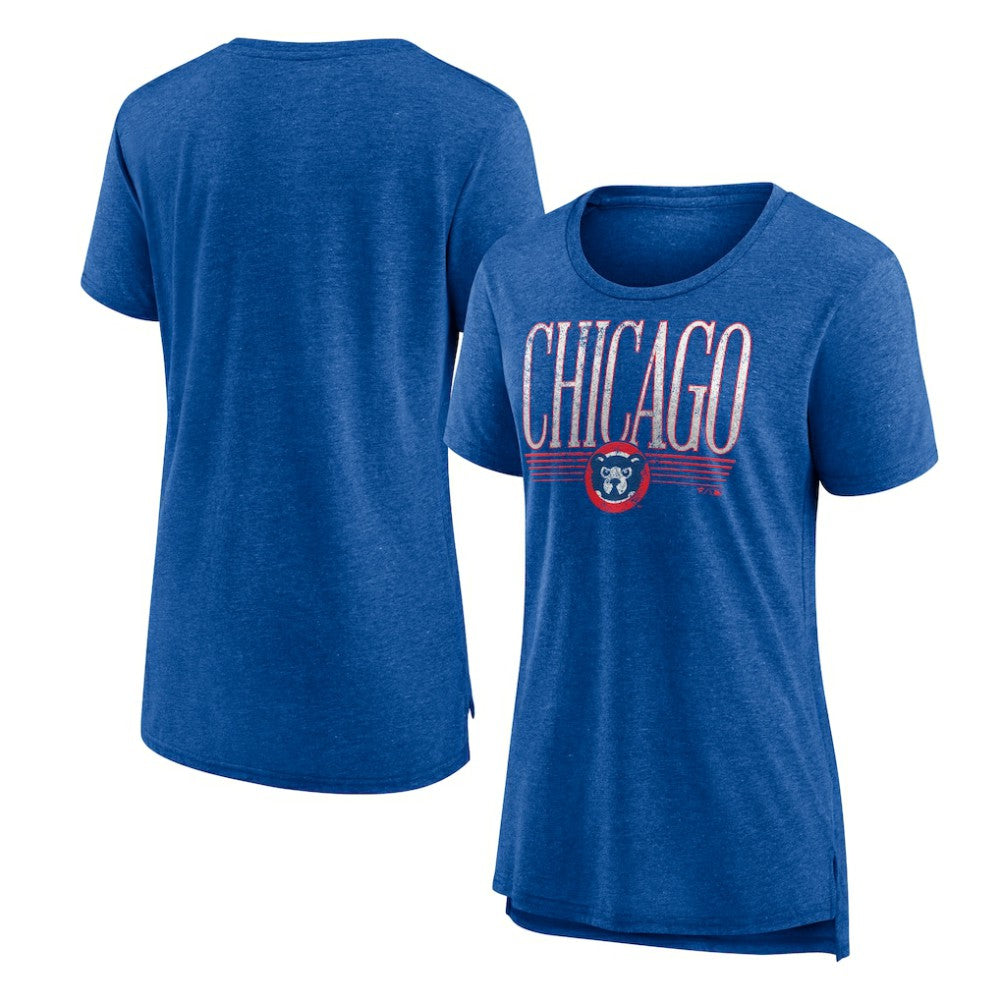 Chicago Cubs Women's Toppler Tri-Blend T-Shirt Discount