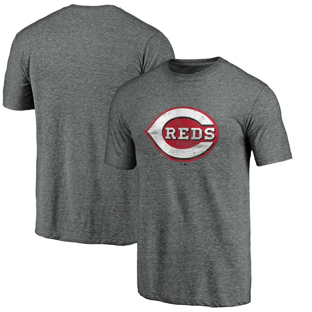 Cincinnati Reds Weathered Official Logo Tri-Blend T-Shirt for sale