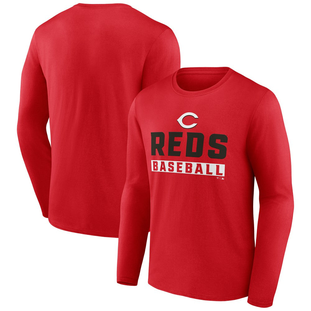 Cincinnati Reds Let's Go Long Sleeve T-Shirt Sale