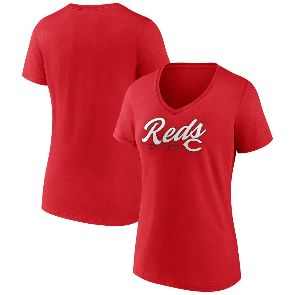 Cincinnati Reds Women's One And Only V-Neck T-Shirt Near Me