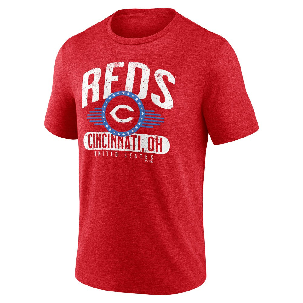 Cincinnati Reds Badge of Honor Tri-Blend T-Shirt Online