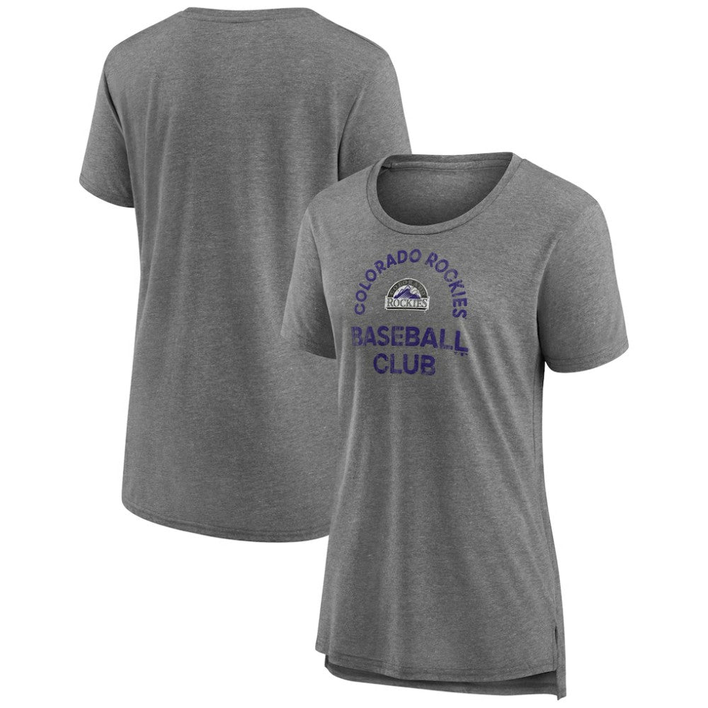 Colorado Rockies Women's Selected First Tri-Blend T-Shirt Outlet