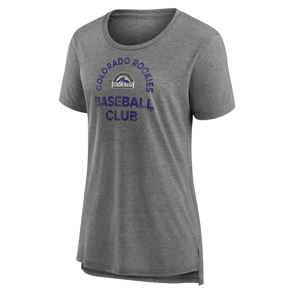 Colorado Rockies Women's Selected First Tri-Blend T-Shirt Outlet