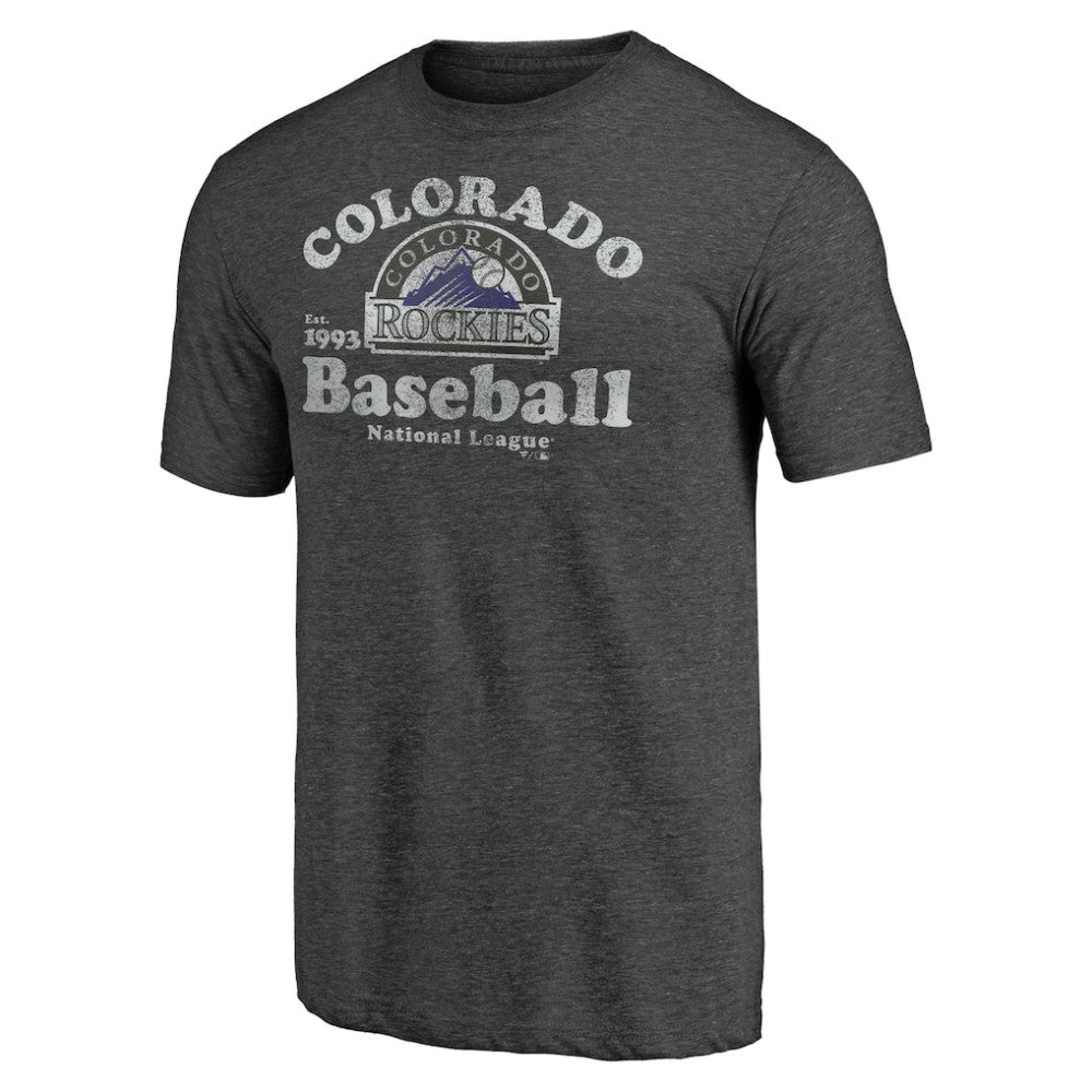 Colorado Rockies Our Game Tri-Blend T-Shirt Online