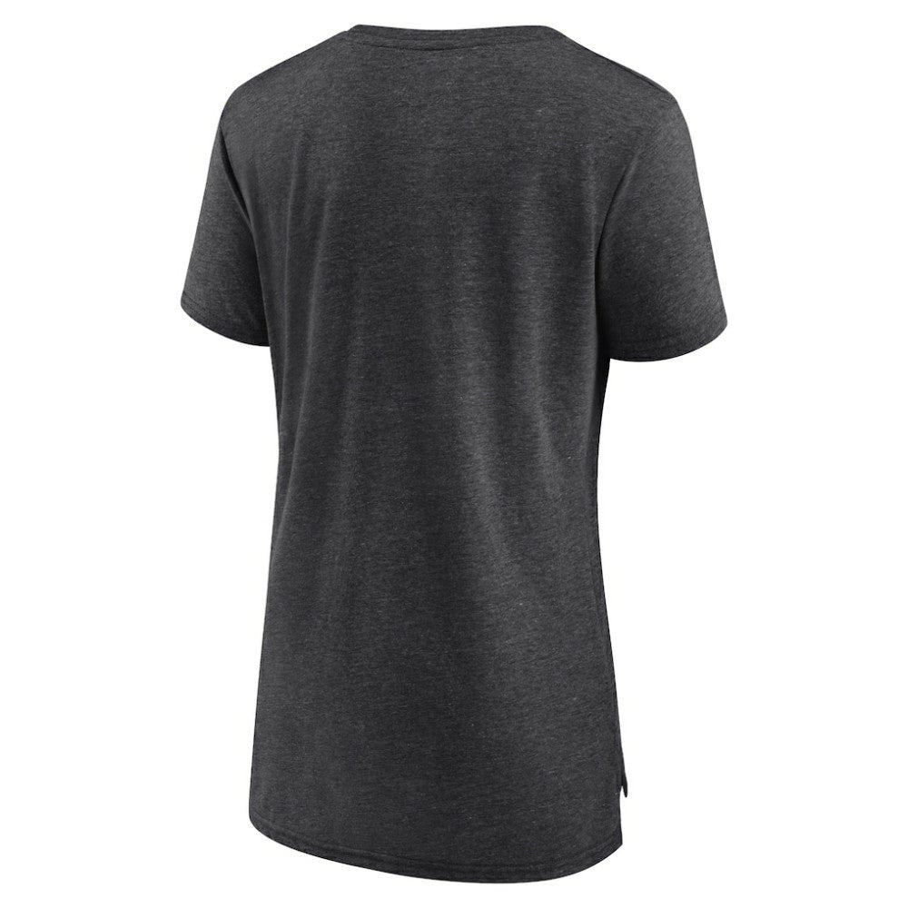 Colorado Rockies Women's Weathered Official Logo Tri-Blend T-Shirt Outlet