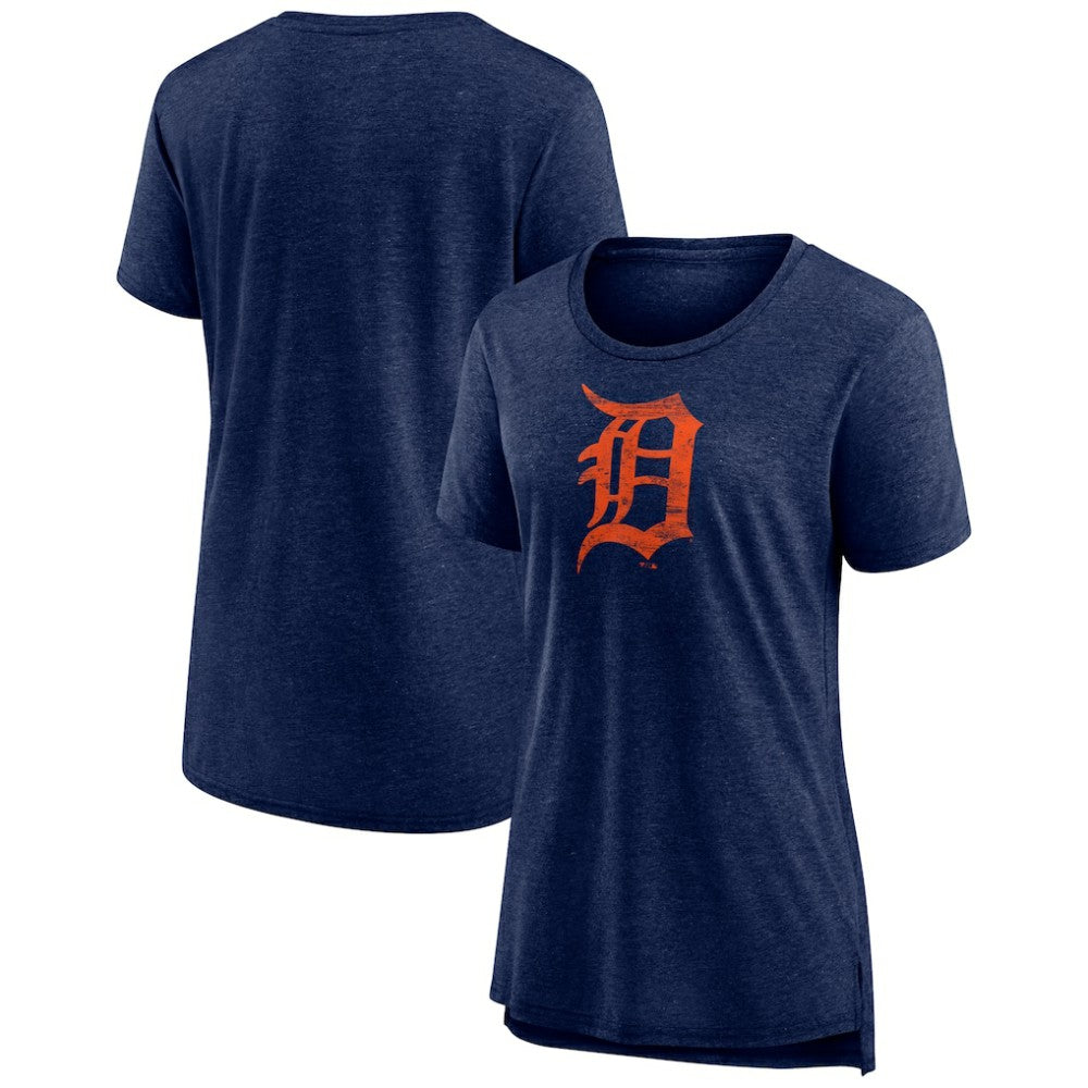 Detroit Tigers Women's Weathered Official Logo Tri-Blend T-Shirt Near Me