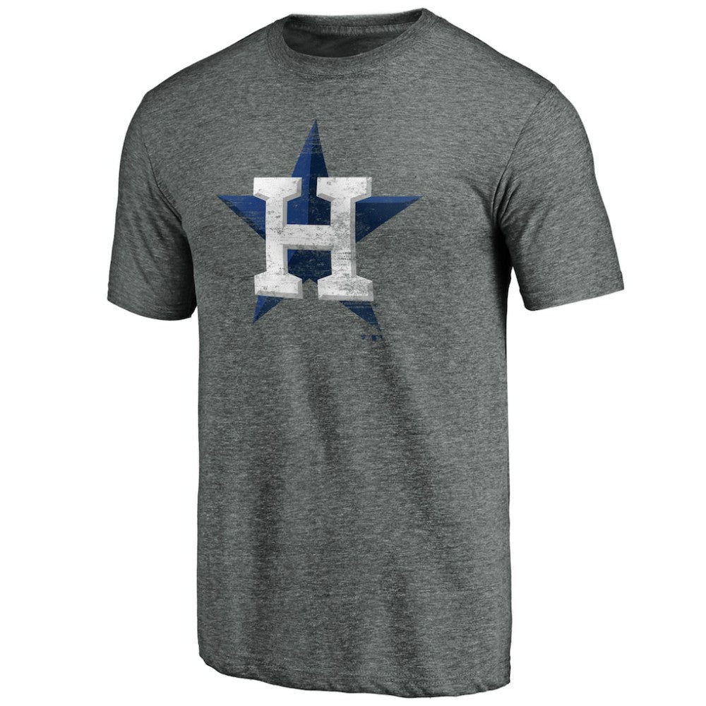 Houston Astros Weathered Official Logo Tri-Blend T-Shirt Online