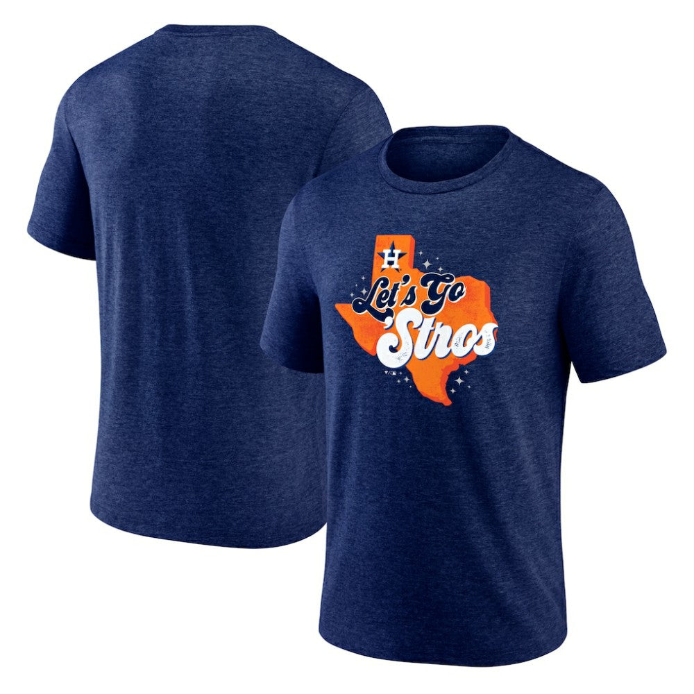 Houston Astros Scripty Tri-Blend T-Shirt Outlet