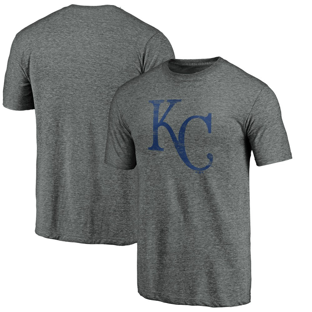 Kansas City Royals Weathered Official Logo Tri-Blend T-Shirt Discount