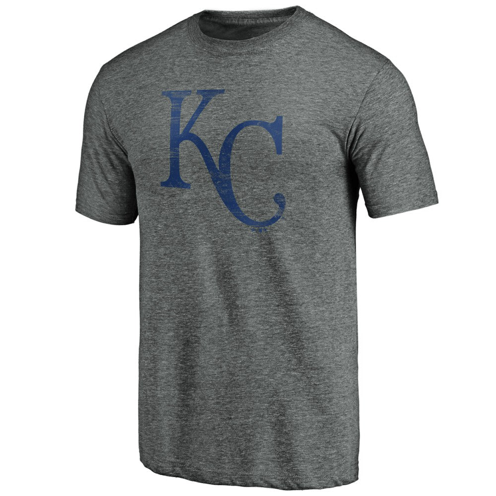 Kansas City Royals Weathered Official Logo Tri-Blend T-Shirt Discount