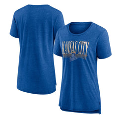 Kansas City Royals Women's Toppler Tri-Blend T-Shirt Discount
