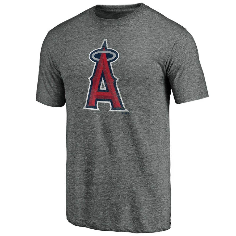 Los Angeles Angels Weathered Official Logo Tri-Blend T-Shirt Online