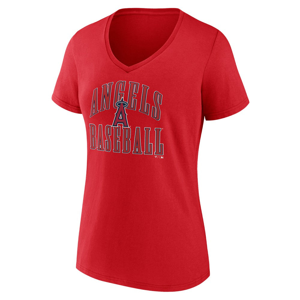 Los Angeles Angels Women's Victory Script V-Neck T-Shirt Online