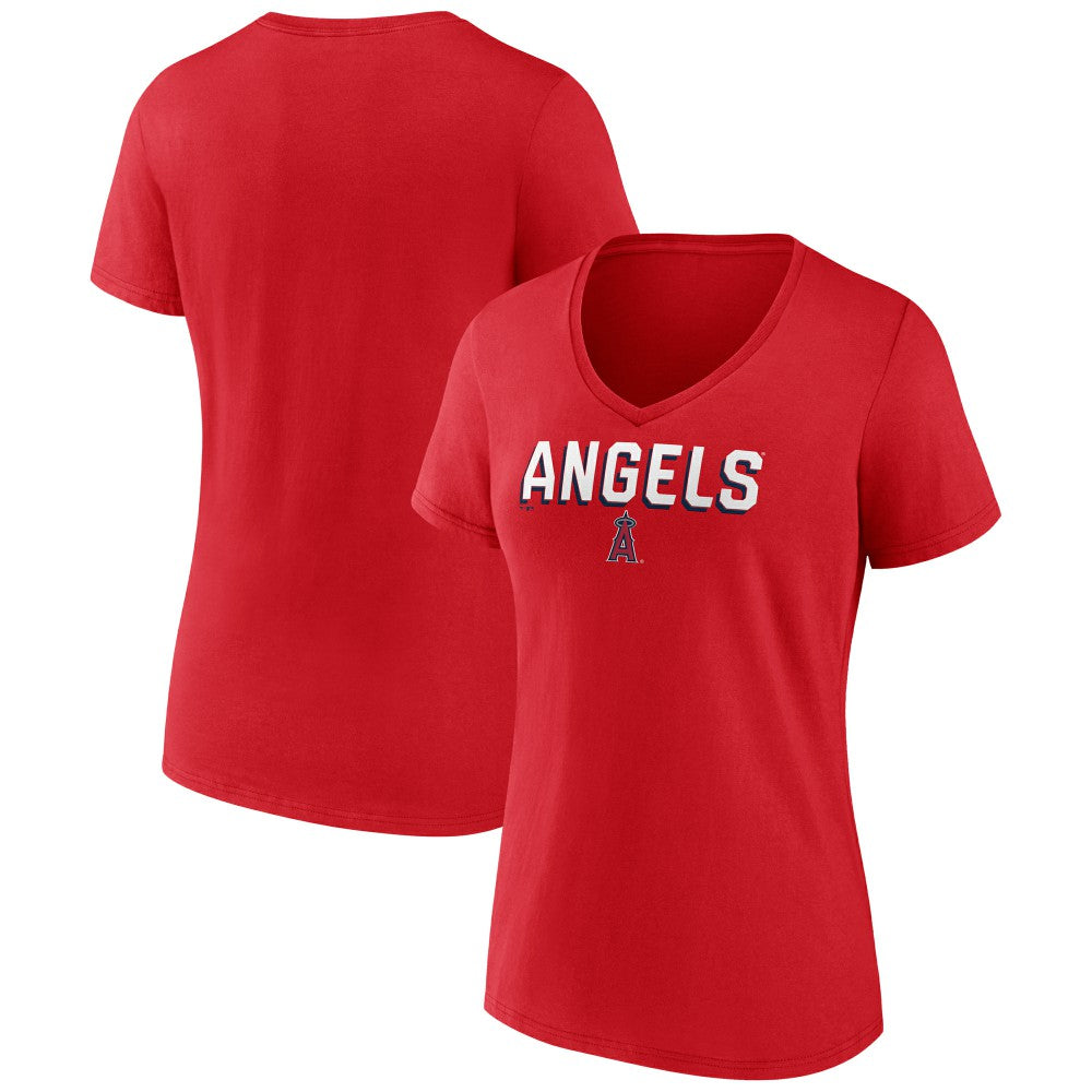 Los Angeles Angels Women's Primary Play V-Neck T-Shirt Online