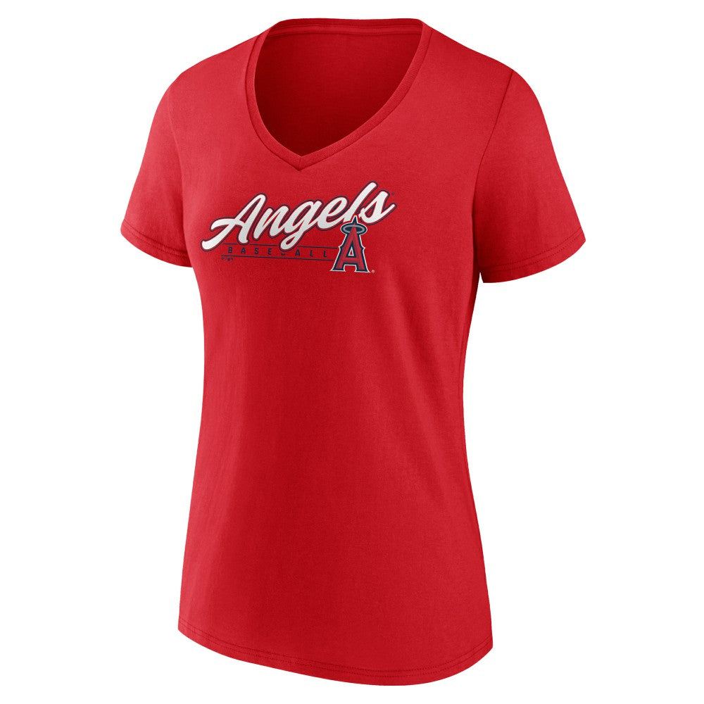 Los Angeles Angels Women's One And Only V-Neck T-Shirt Outlet