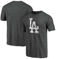 Los Angeles Dodgers Weathered Official Logo Tri-Blend T-Shirt Near Me