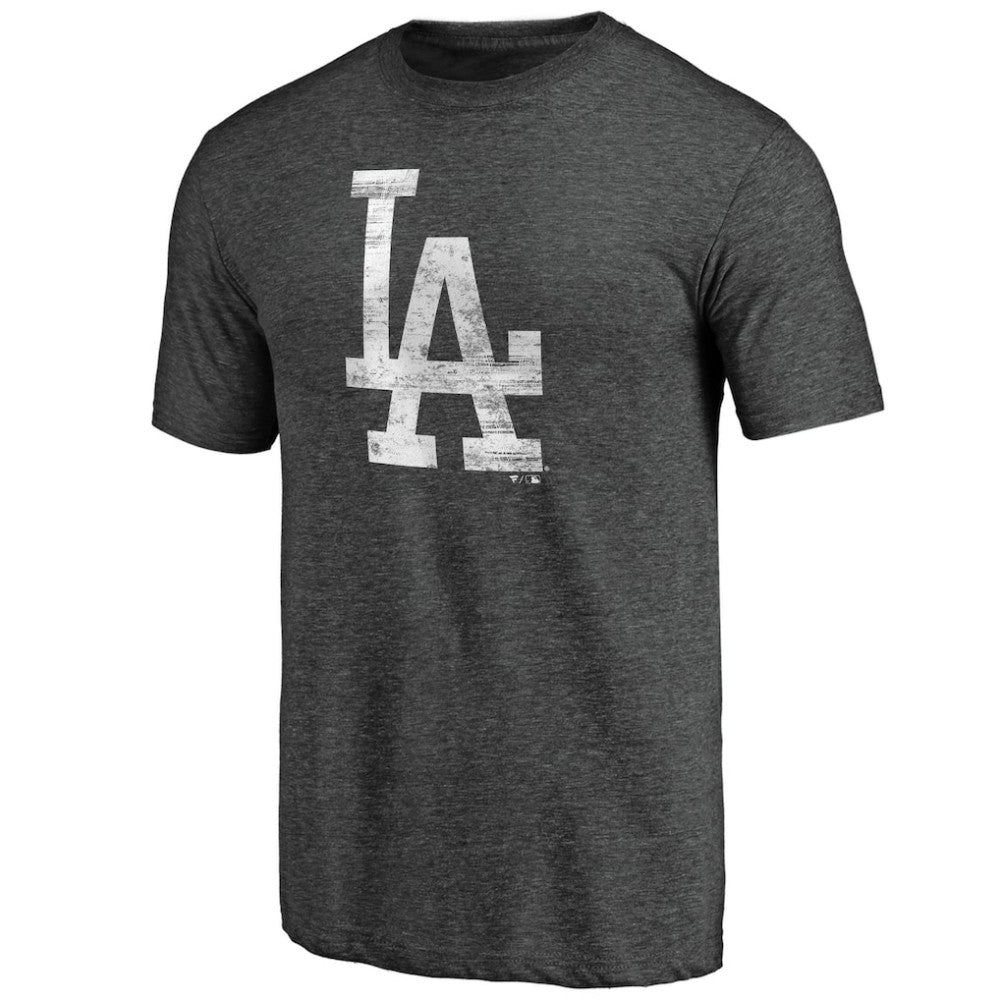 Los Angeles Dodgers Weathered Official Logo Tri-Blend T-Shirt Near Me