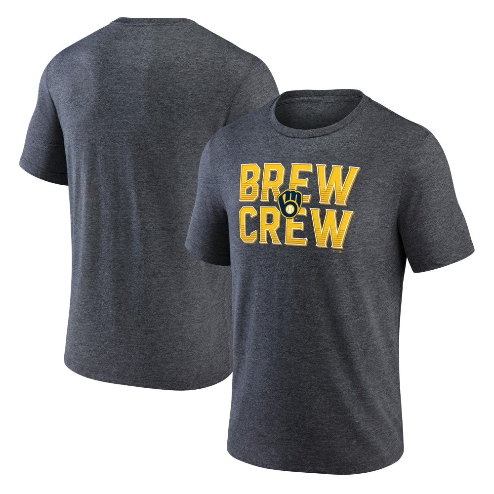 Milwaukee Brewers Brew Crew Fancy Tri-Blend T-Shirt for sale