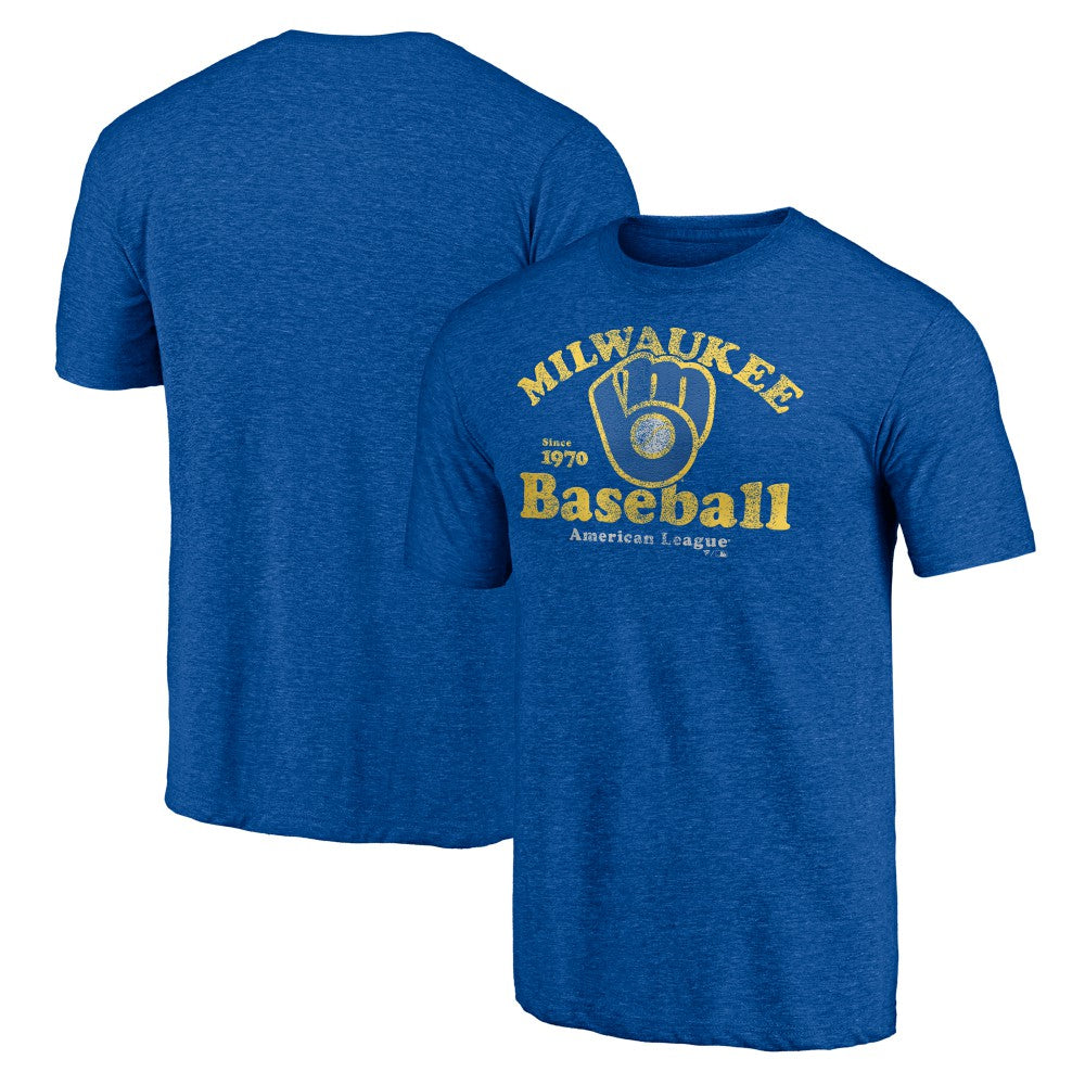 Milwaukee Brewers Our Game Tri-Blend T-Shirt Outlet