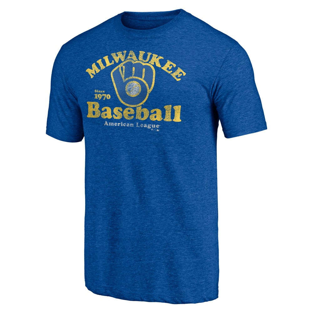 Milwaukee Brewers Our Game Tri-Blend T-Shirt Outlet