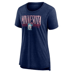 Minnesota Twins Women's Toppler Tri-Blend T-Shirt Discount