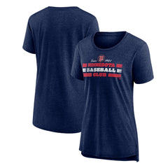 Minnesota Twins Women's Power Swing Tri-Blend T-Shirt Outlet