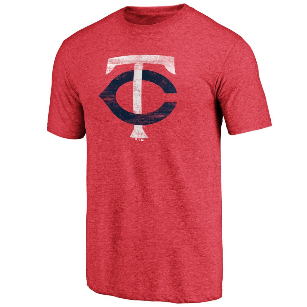 Minnesota Twins Weathered Official Logo Tri-Blend T-Shirt for sale