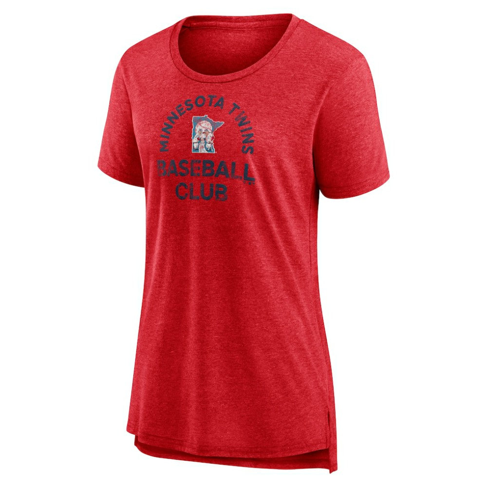Minnesota Twins Women's Selected First Tri-Blend T-Shirt Outlet