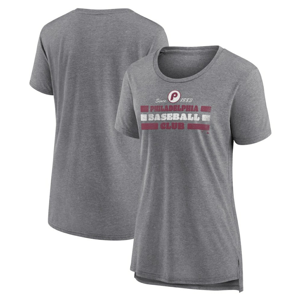 Philadelphia Phillies Women's Power Swing Tri-Blend T-Shirt Sale