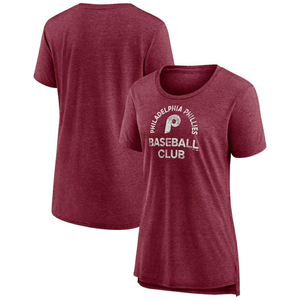 Philadelphia Phillies Women's Selected First Tri-Blend T-Shirt Online