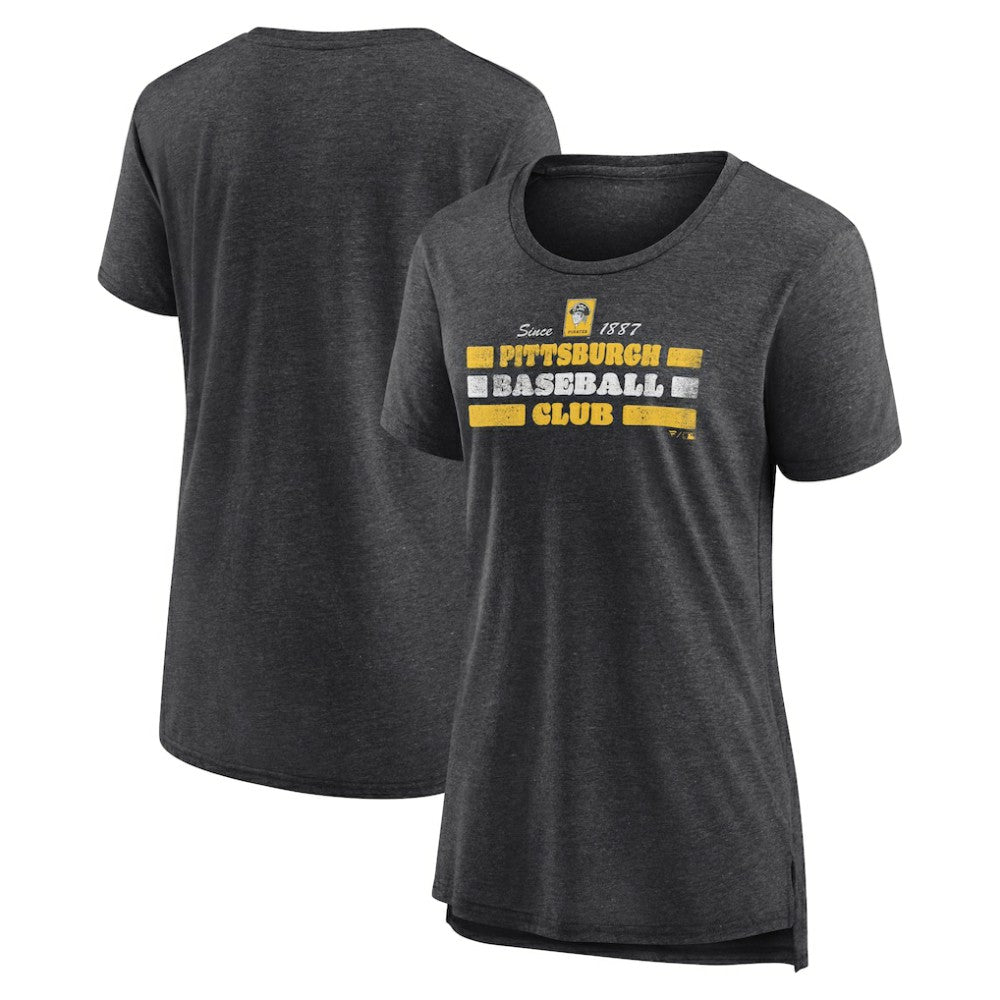 Pittsburgh Pirates Women's Power Swing Tri-Blend T-Shirt Discount