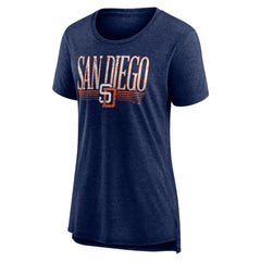 San Diego Padres Women's Toppler Tri-Blend T-Shirt Outlet