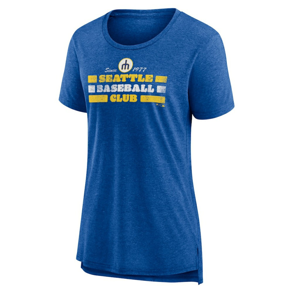 Seattle Mariners Women's Power Swing Tri-Blend T-Shirt Online