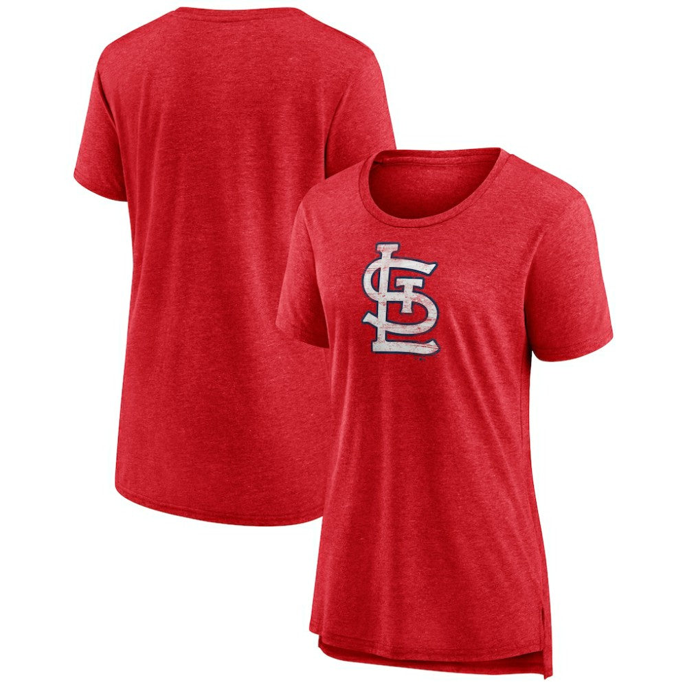 St. Louis Cardinals Women's Weathered Official Logo Tri-Blend T-Shirt Near Me