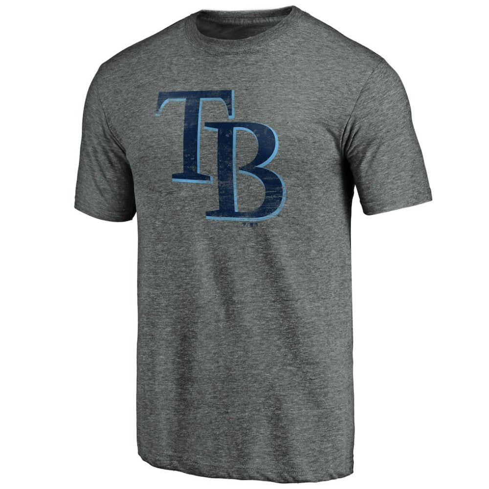 Tampa Bay Rays Weathered Official Logo Tri-Blend T-Shirt Sale