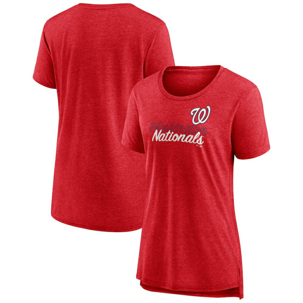 Washington Nationals Women's Practice Time Tri-Blend T-Shirt Discount