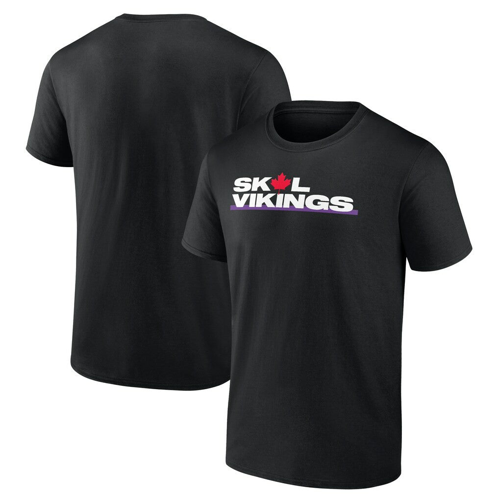 Minnesota Vikings Canada T-Shirt - Black - NFL