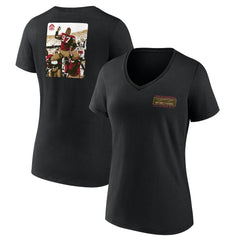 Bryant Young San Francisco 49ers Women's Hall of Fame V-Neck T-Shirt - Black - NFL