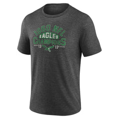 Philadelphia Eagles Old Fashioned Tri-Blend T-Shirt - Charcoal - NFL