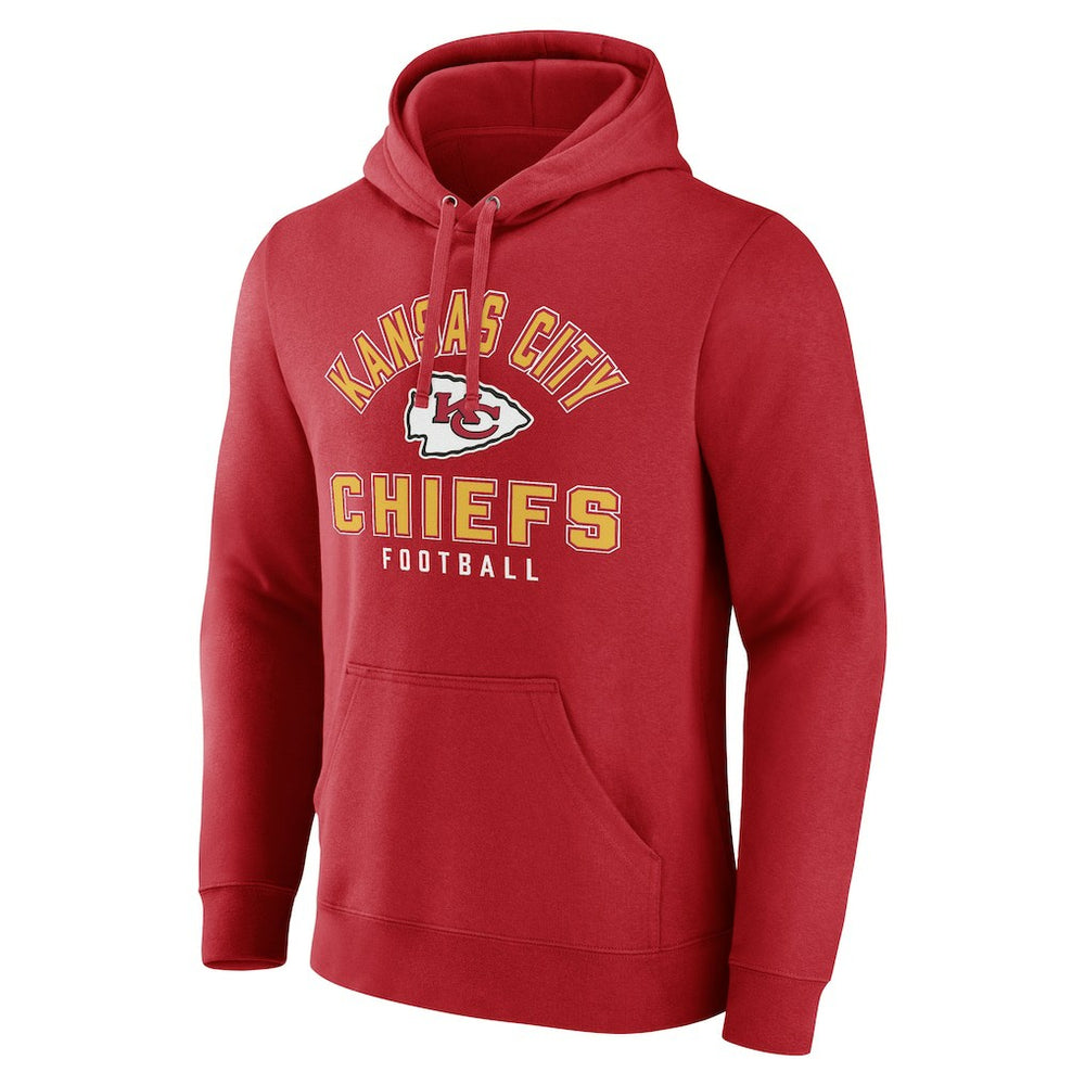 Kansas City Chiefs Between the Pylons Pullover Hoodie - Red - NFL