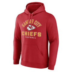 Kansas City Chiefs Between the Pylons Pullover Hoodie - Red - NFL