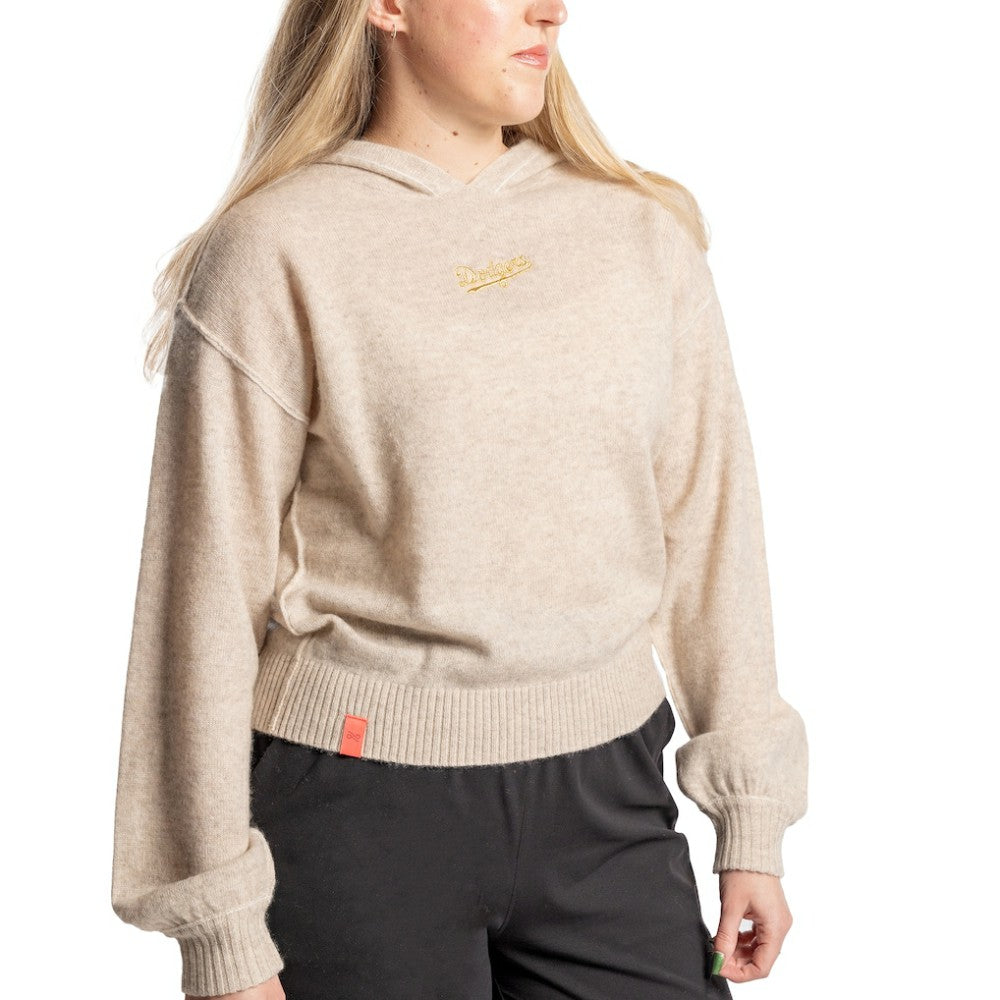 Los Angeles Dodgers Lusso Women's Beatriz Cashmere Pullover Hoodie Online