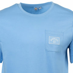Manchester City Sport Design Sweden Relaxed Post Match Pocket T-Shirt Sky Blue