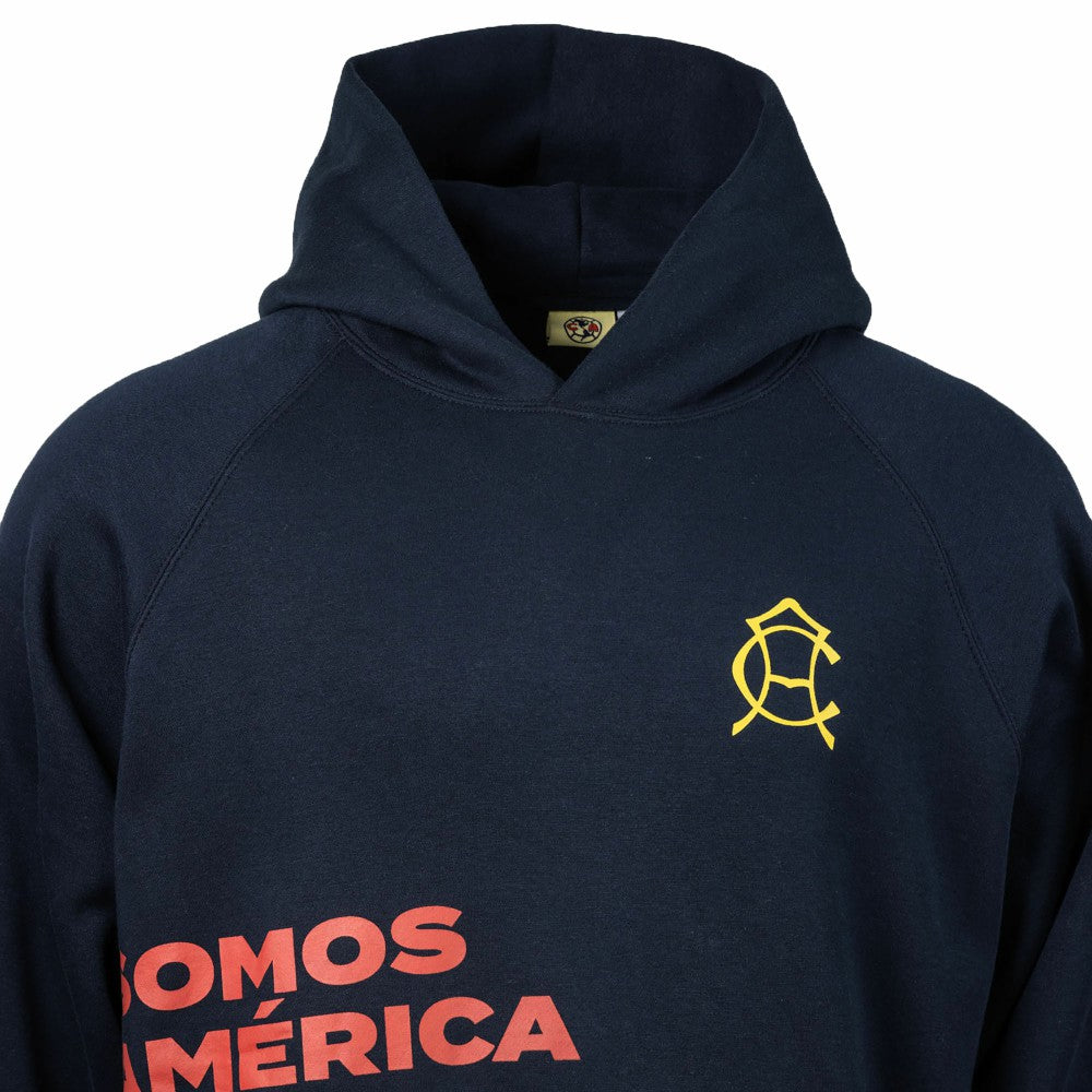 Club America Sport Design Sweden Overtime Oversized Raglan Hoodie Navy